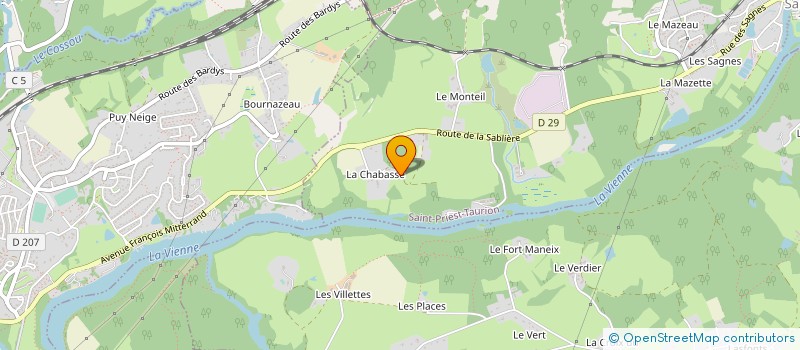 localisation de l'entreprise SM PROMOTION à SAINT-PRIEST-TAURION