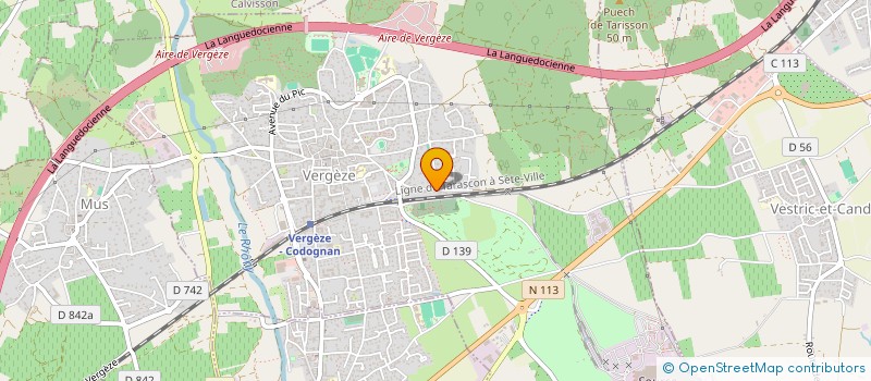 localisation de l'entreprise SM PROPERTIES FRANCE  VERGEZE