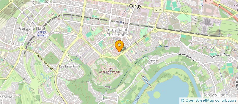 localisation de l'entreprise SM RENOV  CERGY