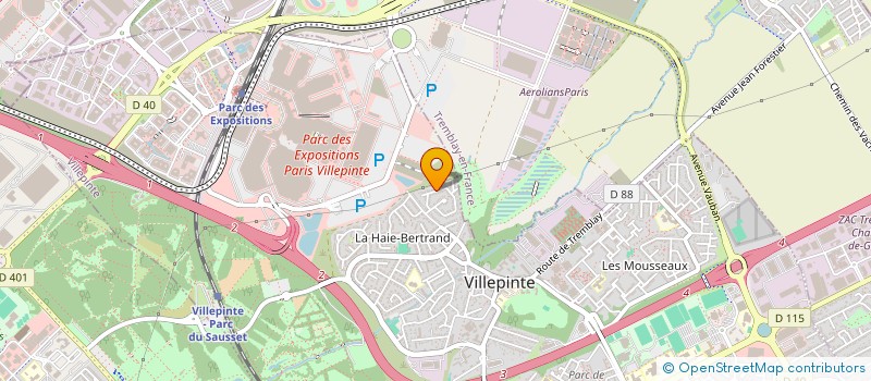 localisation de l'entreprise SM RENOV' à VILLEPINTE