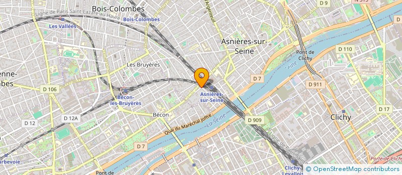 localisation de l'entreprise SM  RENOV  ASNIERES-SUR-SEINE