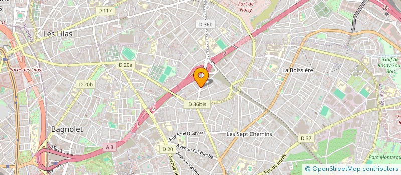 localisation de l'entreprise SM RENOVATION à ROMAINVILLE