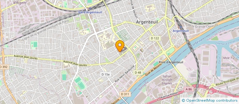 localisation de l'entreprise SM ROADING  ARGENTEUIL