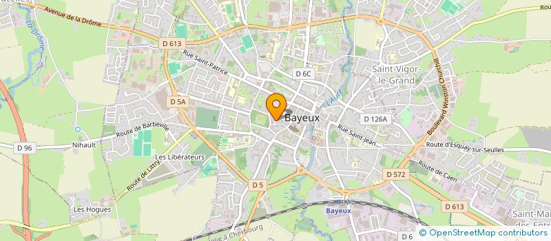 localisation de l'entreprise SM@RT-RED à BAYEUX