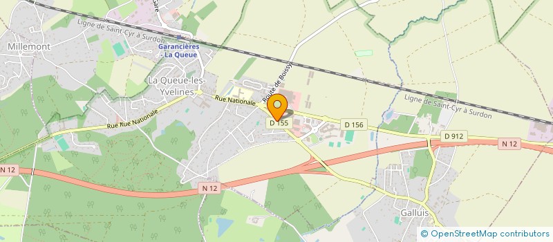 localisation de l'entreprise SM SCHNEIDER à LA QUEUE-LES-YVELINES