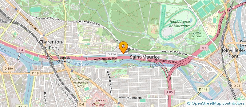 localisation de l'entreprise SM SECURITE PRIVEE à SAINT-MAURICE