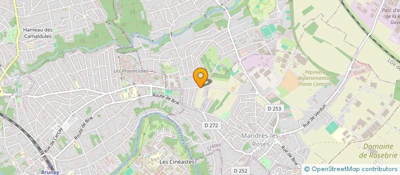 localisation de l'entreprise SM SERVICES  VILLECRESNES