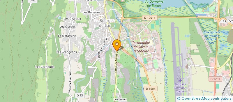 localisation de l'entreprise SM SERVICES  LE BOURGET-DU-LAC