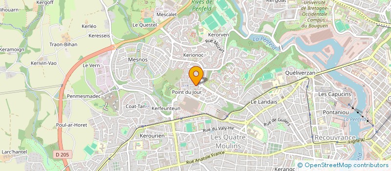 localisation de l'entreprise SM SOCIETE MARKETING E-COMMERCE à BREST
