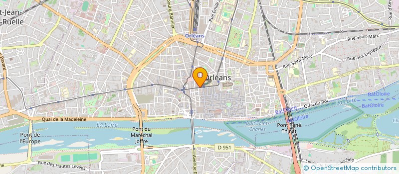 localisation de l'entreprise SM SPORT à ORLEANS
