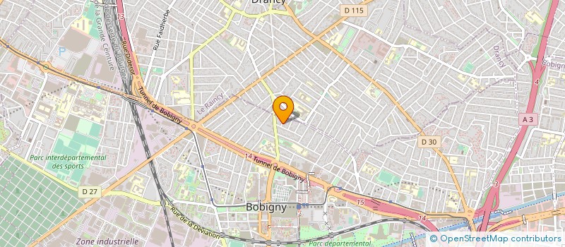 localisation de l'entreprise SM SUPERMARCHE à BOBIGNY