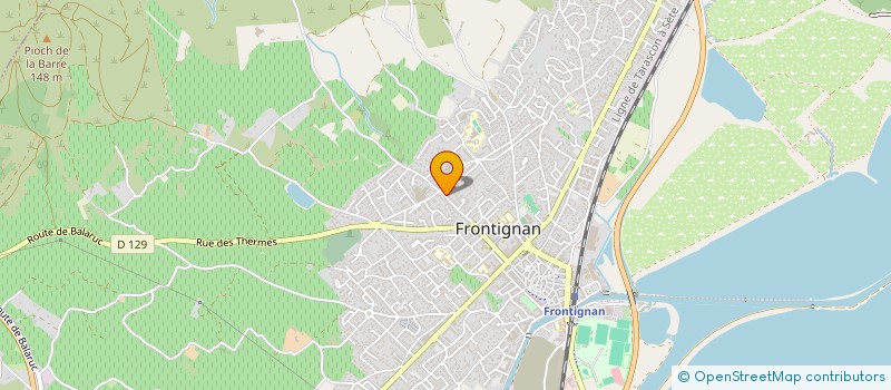 localisation de l'entreprise SM SYSTEMES à FRONTIGNAN