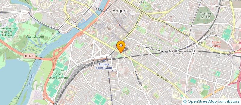 localisation de l'entreprise SM :TARAVUX.  ANGERS