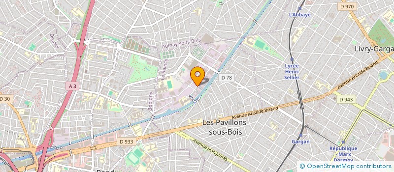 localisation de l'entreprise SM TAXI93  LES PAVILLONS-SOUS-BOIS