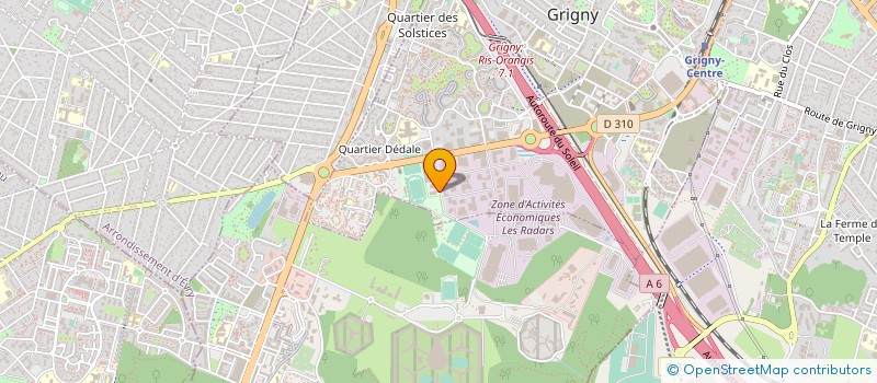 localisation de l'entreprise SM TELECOM à GRIGNY