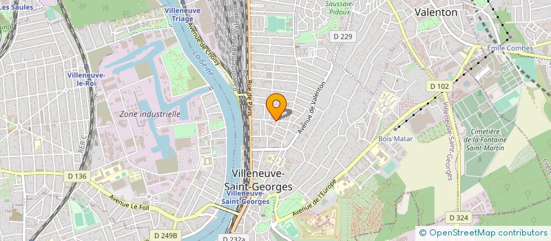 localisation de l'entreprise SM-TRANSPORT à VILLENEUVE-SAINT-GEORGES