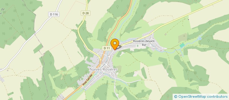 localisation de l'entreprise SM TRANSPORT -BOIS DIVERS à LOISEY