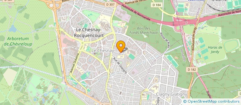 localisation de l'entreprise SM TRANSPORT ET LOCATION  LE CHESNAY-ROCQUENCOURT