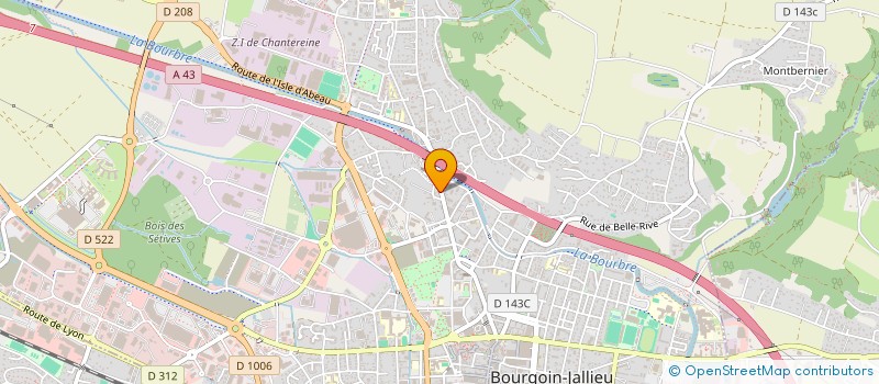 localisation de l'entreprise SM WASH à BOURGOIN-JALLIEU