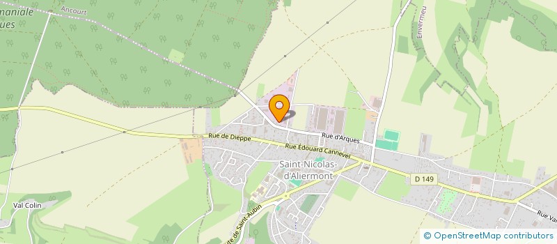 localisation de l'entreprise SM2A - SOCIETE DE MECANIQUE ALIERMONTAISE ET ASSOCIES  SAINT-NICOLAS-D'ALIERMONT