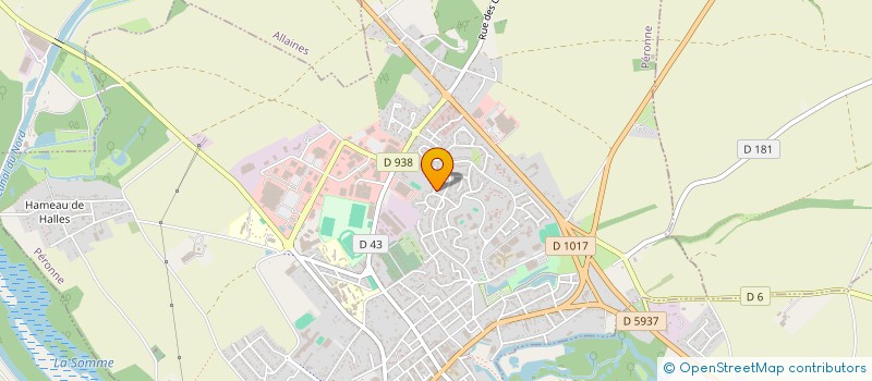 localisation de l'entreprise SM2G IMMOBILIER à PERONNE