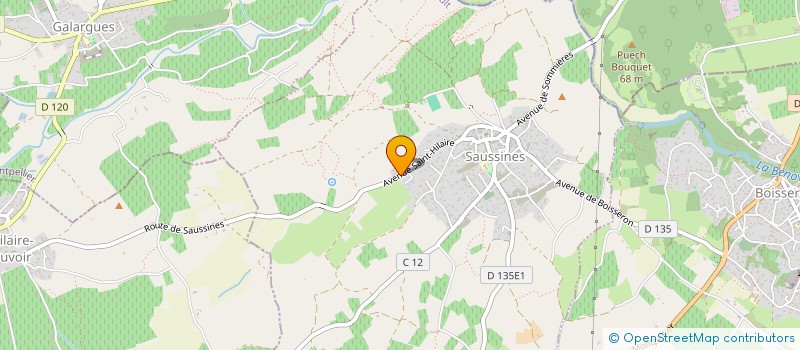 localisation de l'entreprise SM2P SECURITE à SAUSSINES