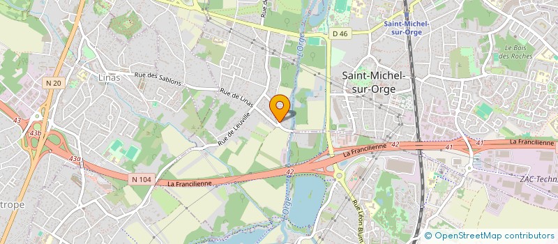localisation de l'entreprise SM2R SERVICE à LONGPONT-SUR-ORGE