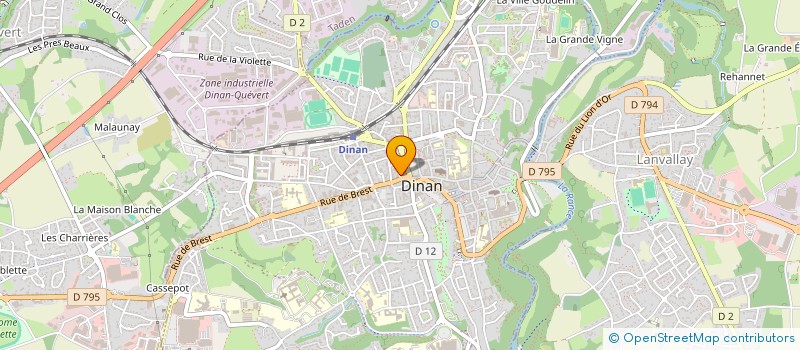 localisation de l'entreprise SM2T à DINAN