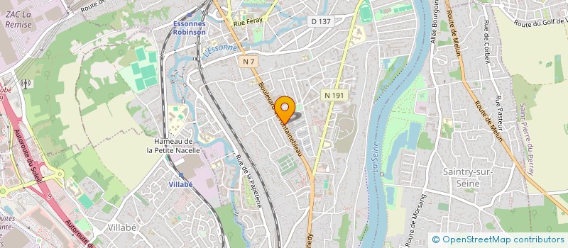 localisation de l'entreprise SM3 (SERVICES MARKET 3) à CORBEIL-ESSONNES