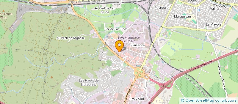 localisation de l'entreprise SM3G à NARBONNE