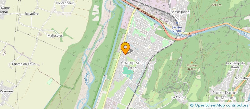 localisation de l'entreprise SM3L LA CASCADE  CHAMP-SUR-DRAC