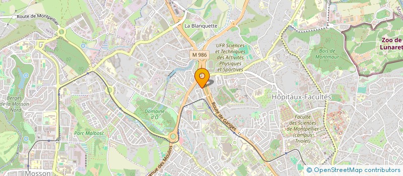 localisation de l'entreprise SM3SD à MONTPELLIER