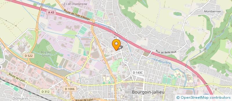 localisation de l'entreprise SM4P  BOURGOIN-JALLIEU