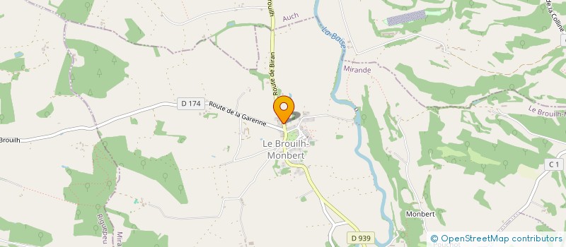 localisation de l'entreprise SM7LE  LE BROUILH-MONBERT