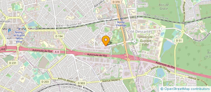 localisation de l'entreprise SMA à NOISY-LE-GRAND