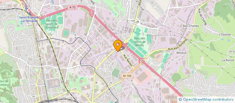 localisation de l'entreprise SMA  SAINT-ETIENNE