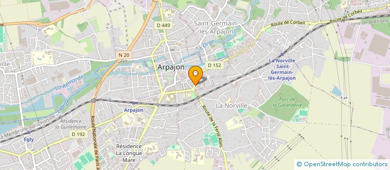 localisation de l'entreprise SMA à ARPAJON