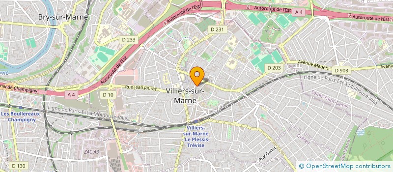localisation de l'entreprise SMA à VILLIERS-SUR-MARNE
