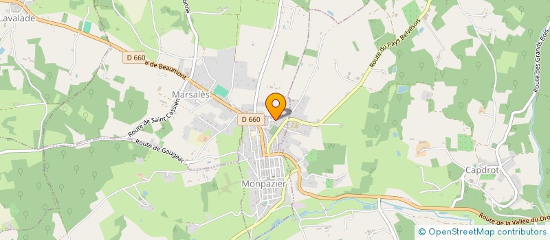 localisation de l'entreprise SMA  MONPAZIER