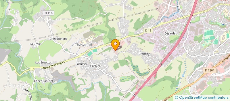 localisation de l'entreprise SMA  CHAVANOD