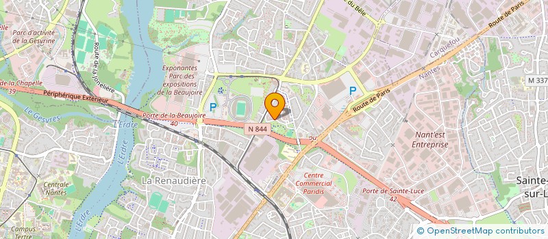 localisation de l'entreprise SMA  NANTES