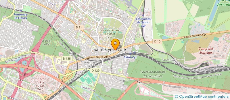 localisation de l'entreprise SMA à SAINT-CYR-L'ECOLE