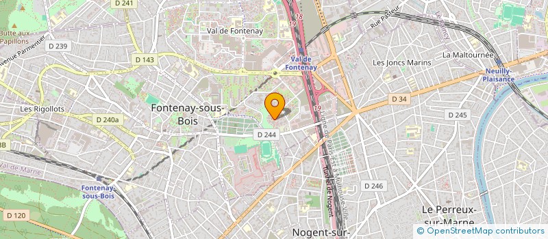 localisation de l'entreprise SMA à FONTENAY-SOUS-BOIS