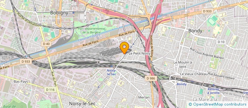 localisation de l'entreprise SMA à NOISY-LE-SEC