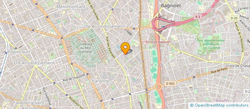 localisation de l'entreprise SMA BAT  PARIS