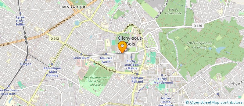 localisation de l'entreprise SMA BAT à CLICHY-SOUS-BOIS