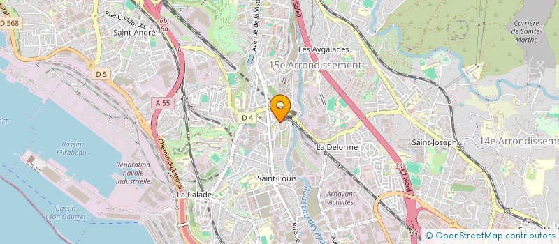 localisation de l'entreprise SMA BAT à MARSEILLE