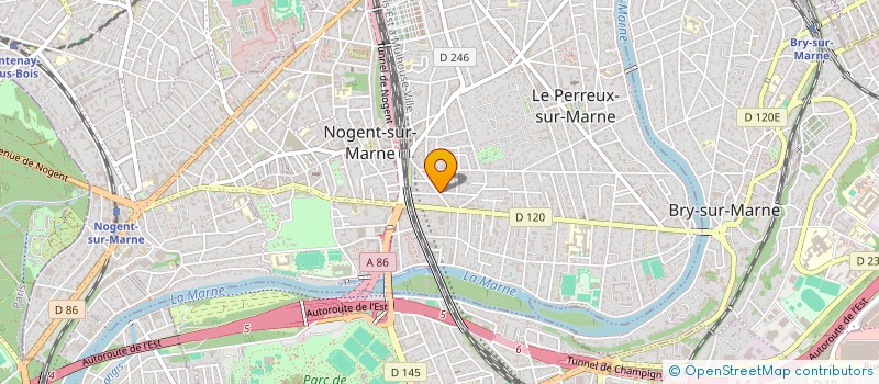 localisation de l'entreprise SMA BOULANGE à LE PERREUX-SUR-MARNE