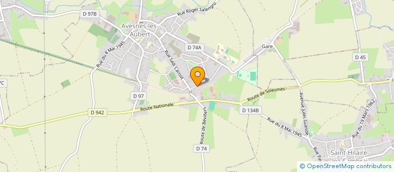 localisation de l'entreprise SMA COMPUTER  AVESNES-LES-AUBERT