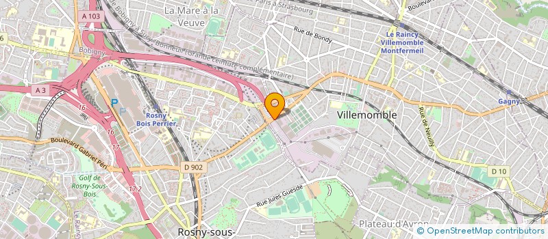 localisation de l'entreprise SMA CONCEPT à VILLEMOMBLE